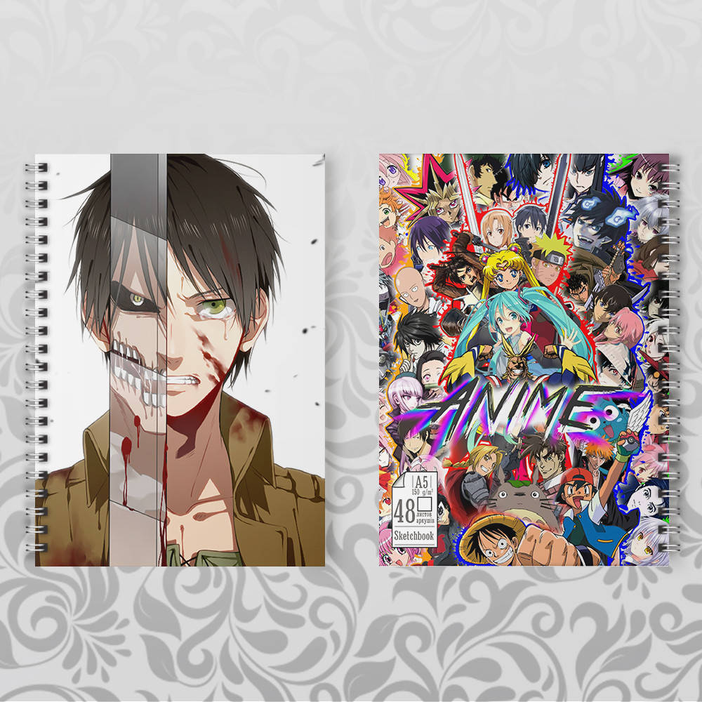 

Скетчбук Аниме Attack on Titan 006