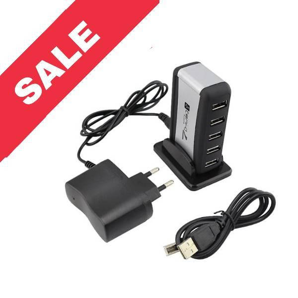 

USB Hub на 7 портов + блок питания активный
