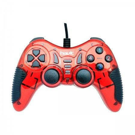 

Проводной геймпад для ПК Havit HV-G85 USB PS2 PS3, Красный