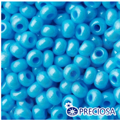 

16365 Бисер для вышивки Чехия Preciosa голубой 10/0 Вес 10 г