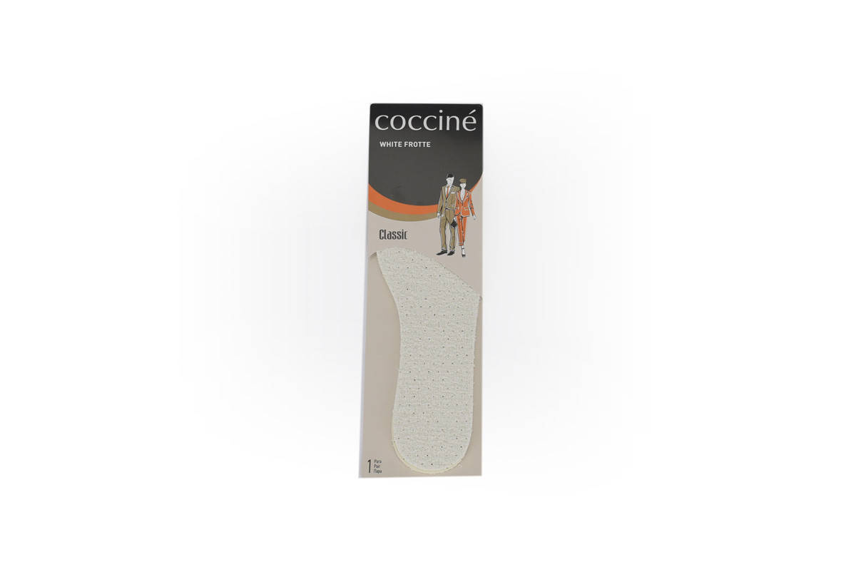 

Стельки дышащие Coccine WHITE FROTTE
