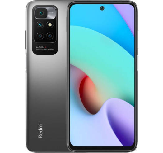 

Смартфон Xiaomi Redmi 10 4/128GB Carbon Gray с NFC, Черный