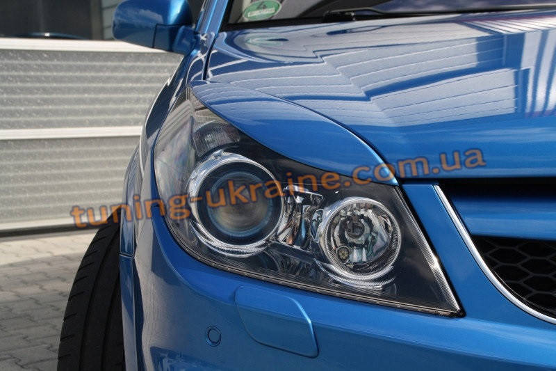 

Реснички на фары для Opel Vectra C 2002-2008, Черный