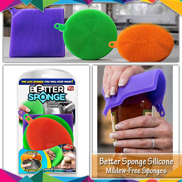 

Набор универсальных силиконовых щеток- губок Better Sponge