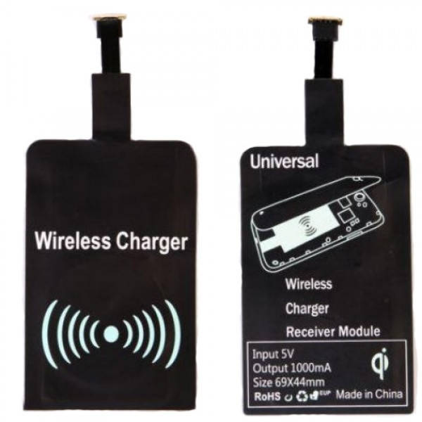 

Адаптер для беспроводной зарядки для телефонов QI Wireless Charger, Черный