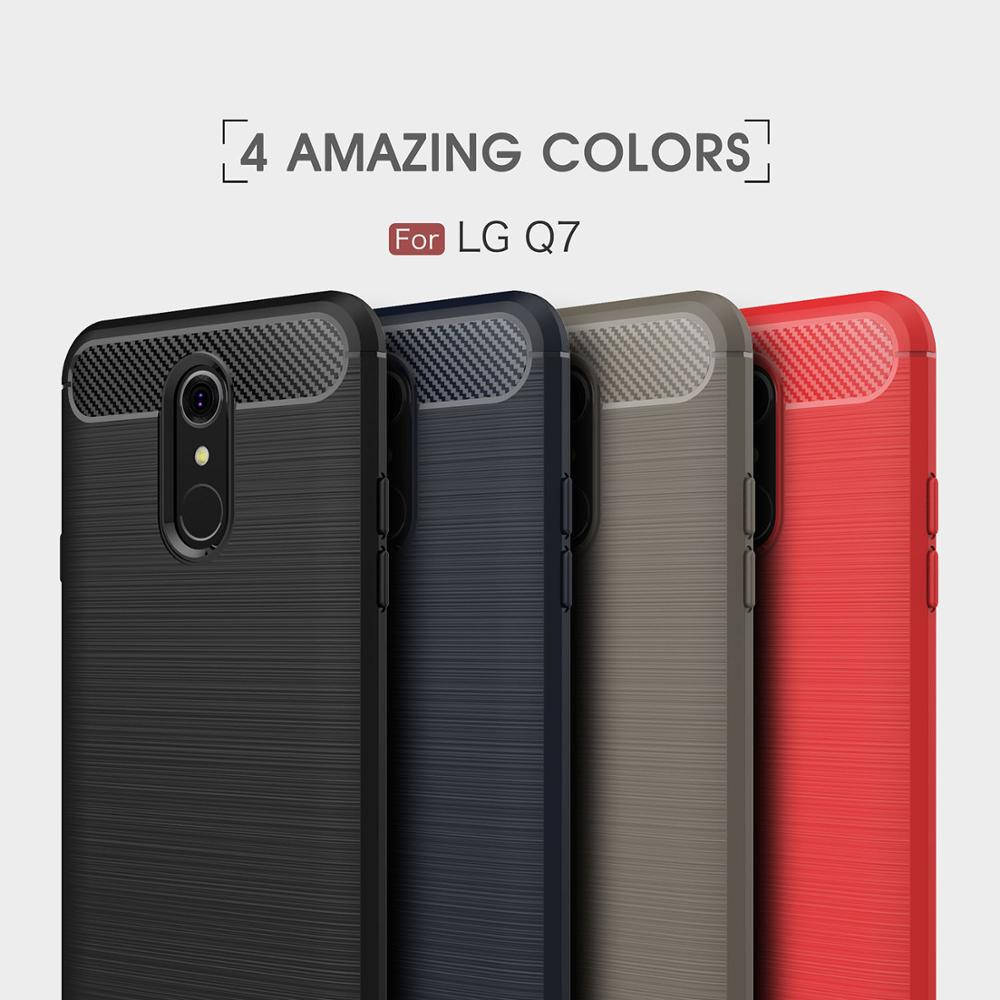 

TPU чехол накладка Urban для LG Q7 (4 цвета), Разные цвета