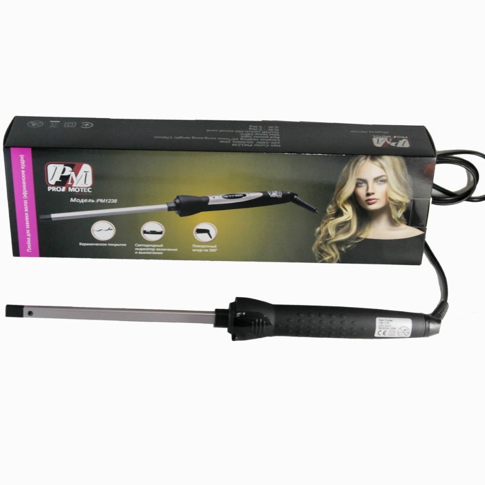 

Плойка Для Волос Афрокудри Promotec Pm-1238 7Мм Афроплойка Афро Кудри Без Зажима