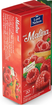 

Чай Lord Nelson фруктовый с малиной 20 пакетов