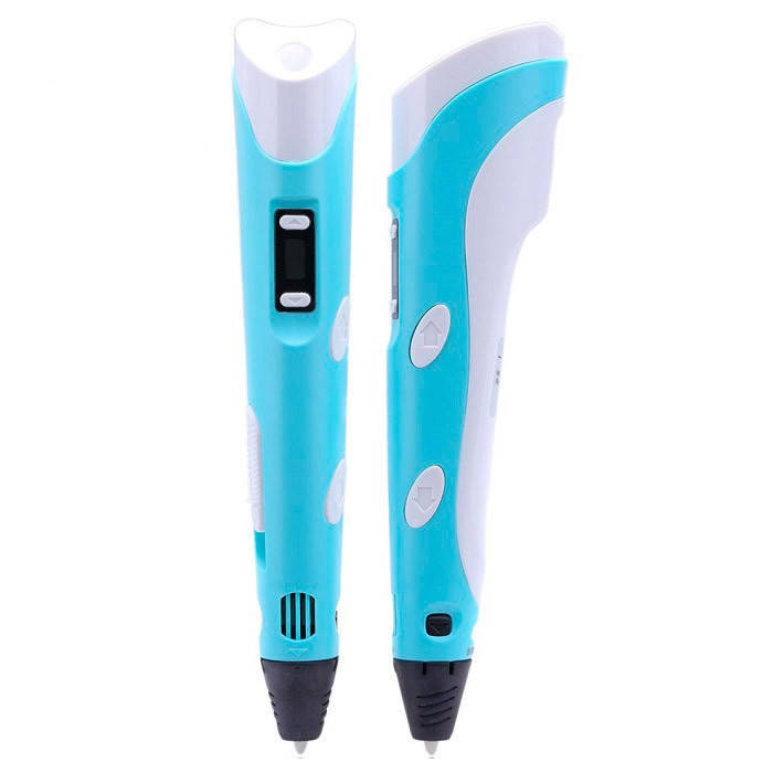 

3D ручка PEN-2 MyRiwell New LED дисплеем голубая