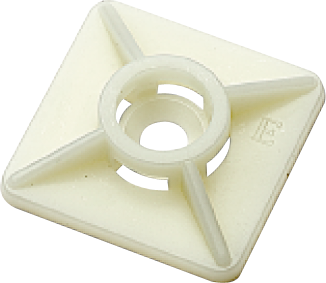 

Площадка 27/27 белая. Площадка монтажная для кабельных стяжек [JS0010000CTB272700], Белый