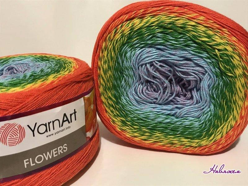 

Пряжа Flowers Yarnart-255