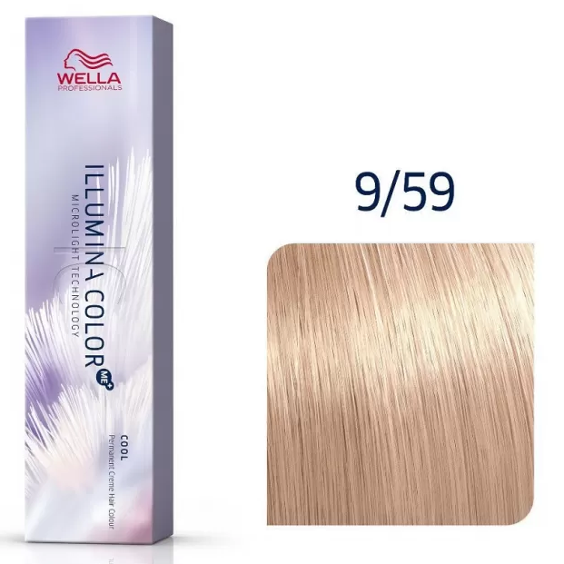 

Краска для волос Wella ILLUMINA Color 9/59 очень светлый блонд махагоновый сандрэ 60мл