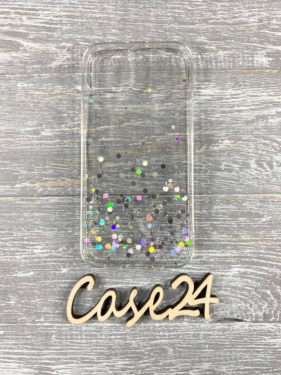 

TPU чехол Star Glitter для iPhone 13 (айфон 13 ) прозрачный