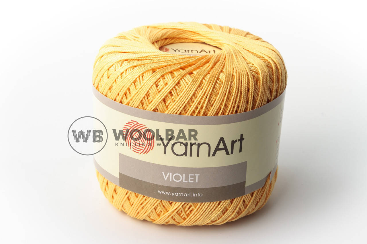 

Пряжа YarnArt Violet 4653 желтый