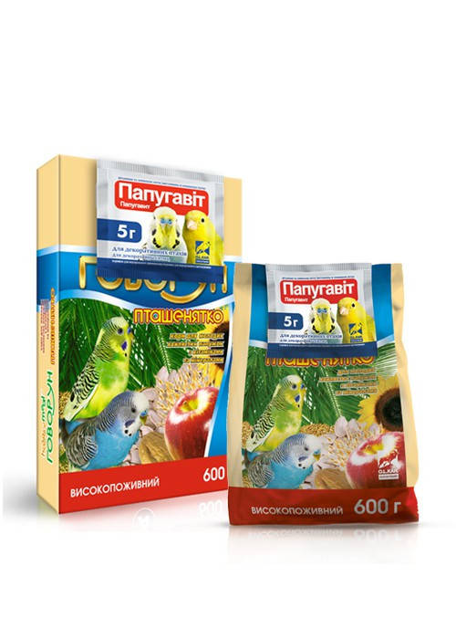 

Корм Хобби Мил Говорун Птенец, 600 г. O.L.KAR