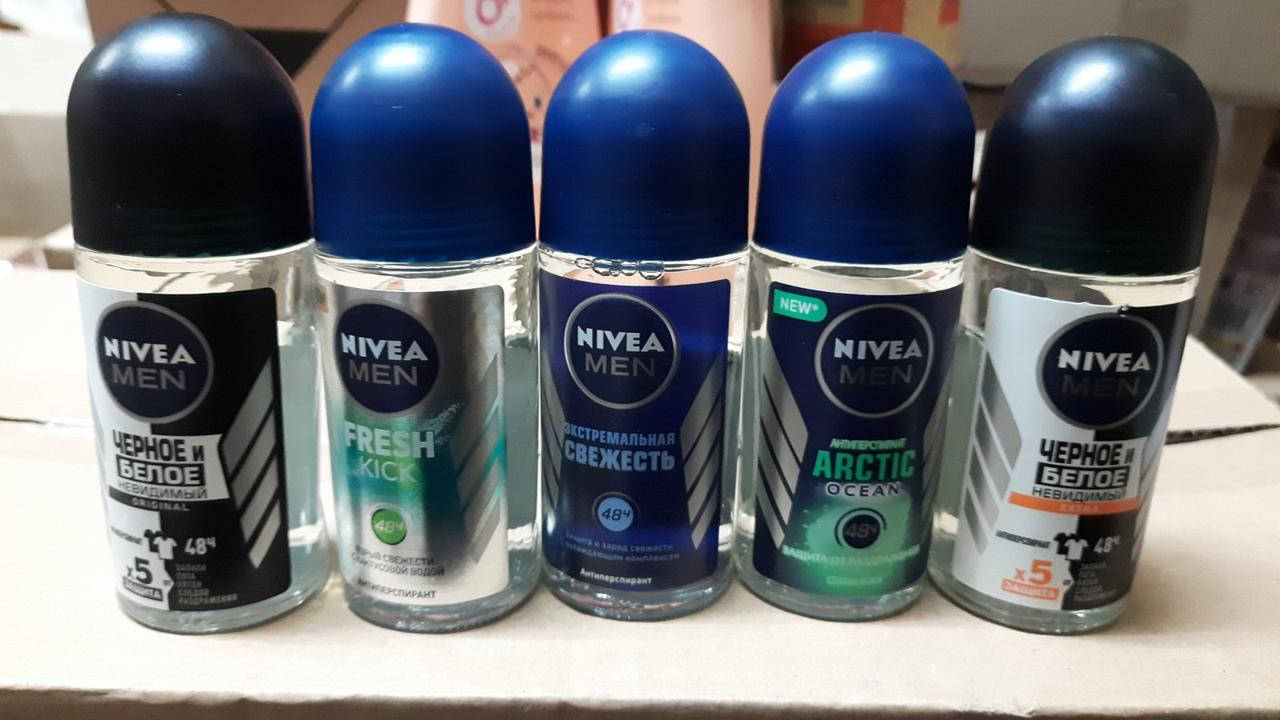 

Дезодорант роликовий Nivea в асортименті Чоловічий 50 мл