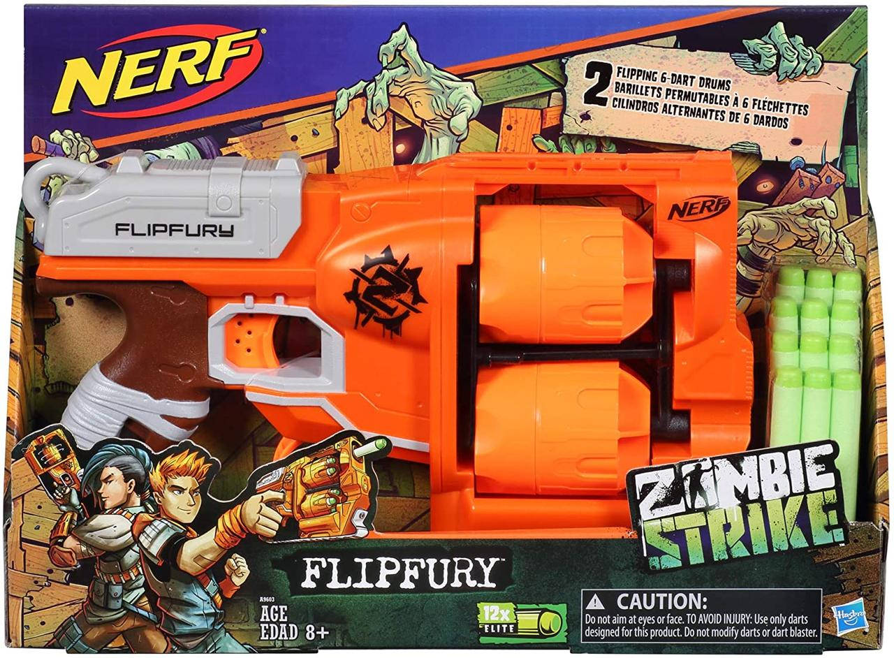 

Нерф Флипфури Nerf Zombie Strikе Flipfury, Оранжевый