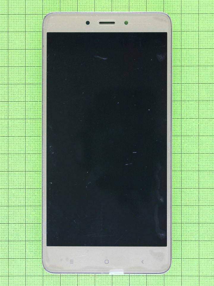 

Дисплей Xiaomi Redmi Note 4 з сенсором, панеллю, золотистий self-welded, Золотистый