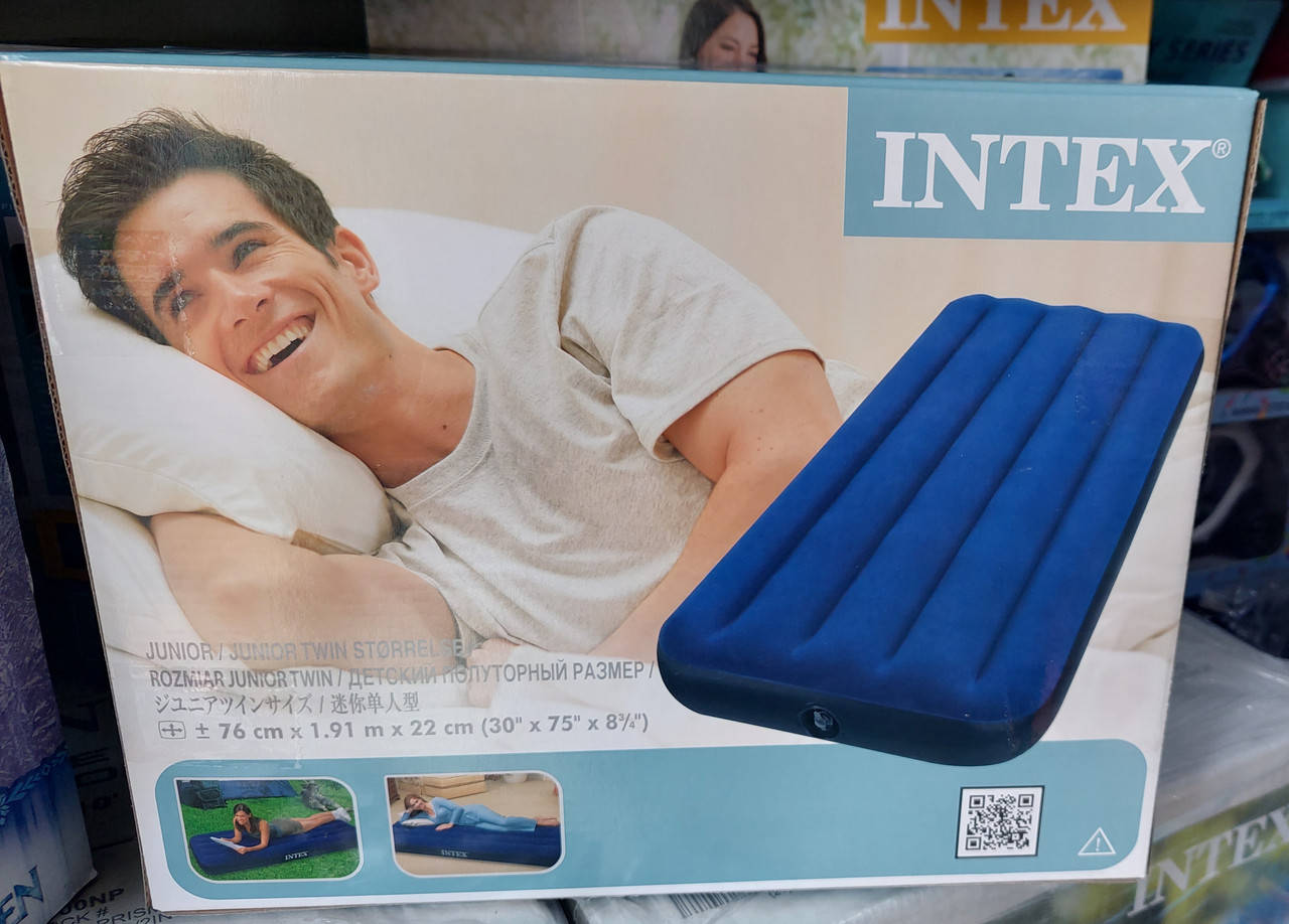

Intex велюр матрас , одноместный 76×191×25 см