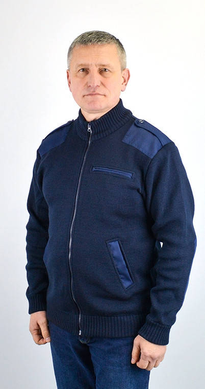 

Кофта форменная на молнии 60, 182, Синий