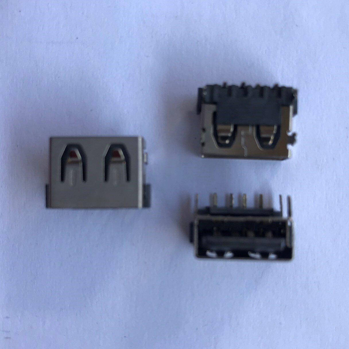 

Гнездо USB A монтажное угловое короткое