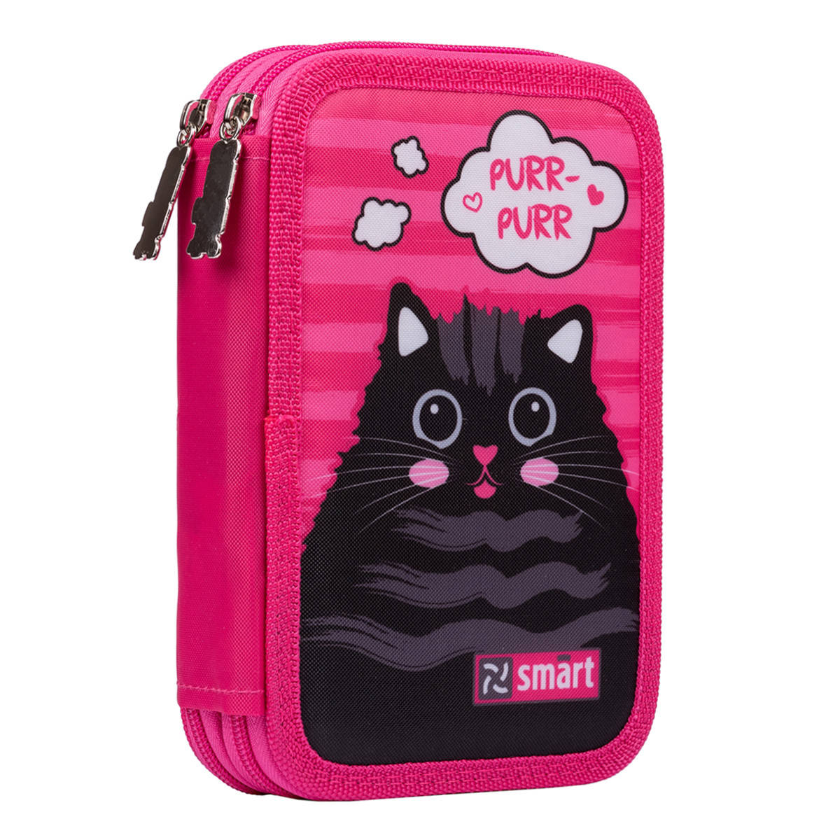 

Пенал твердый SMART двойной HP-01 Cat rules розовый (532841)