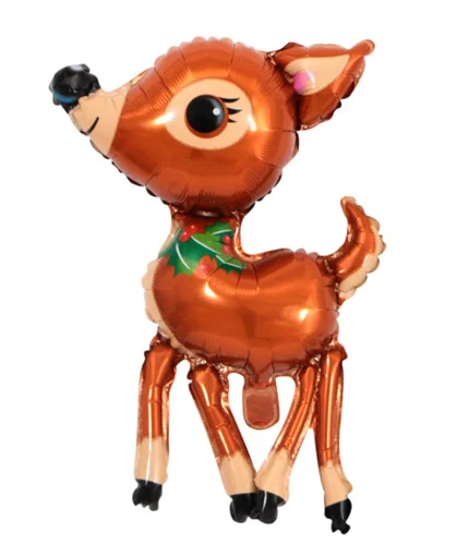 

Фольгированный шарик КНР (43х65 см) Олененок, Разные цвета