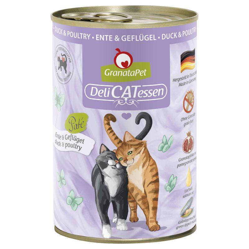 

Консервы для котов Granatapet Delicatessen утка с птицей