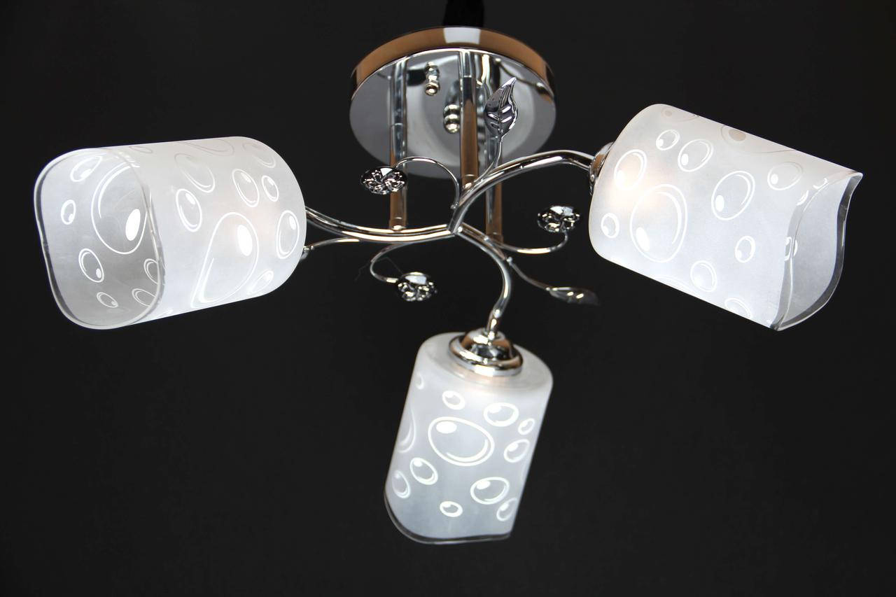 

Декоративная Люстра SVLIGHT трехламповая 6212/3A хром