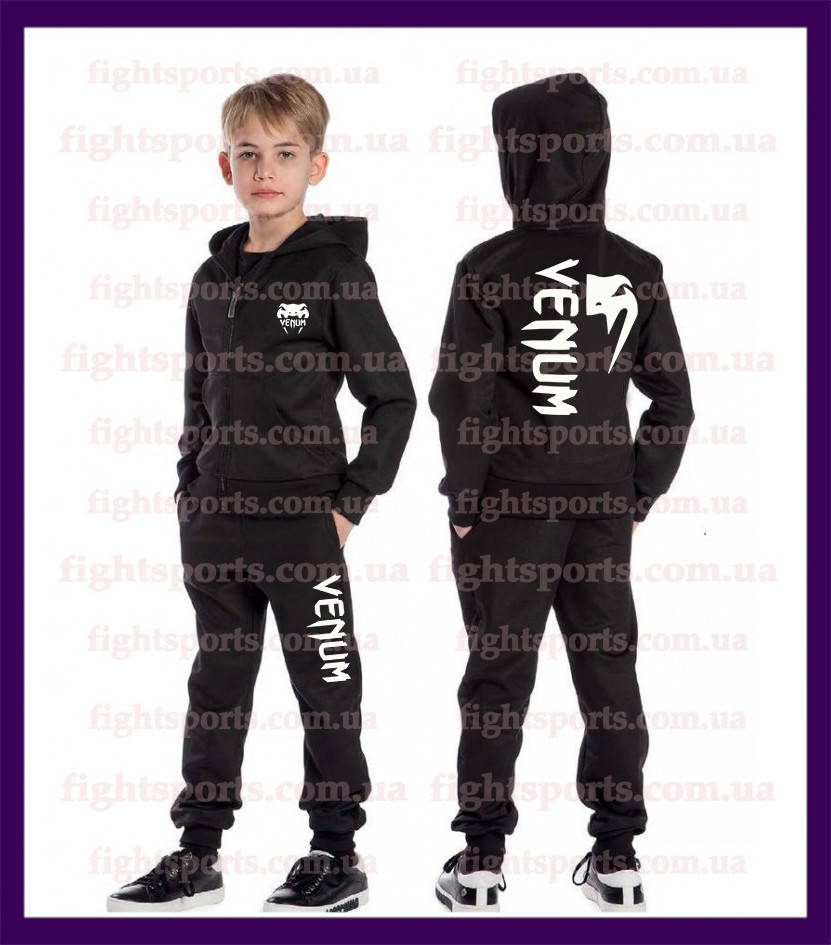 

Детский спортивный костюм VENUM (ВЕНУМ) Черный ИНДОНЕЗИЯ "В стиле"