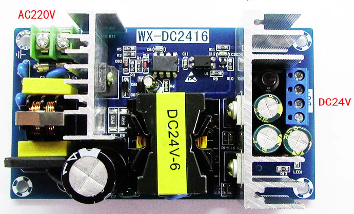 

Импульсный Блок питания, AC-DC преобразователь 220-24V 9А 220W