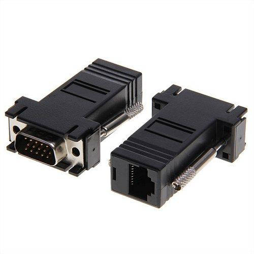 

Удлинитель VGA по RJ45 витой паре пассивный, папа-папа, UTP, до 30м