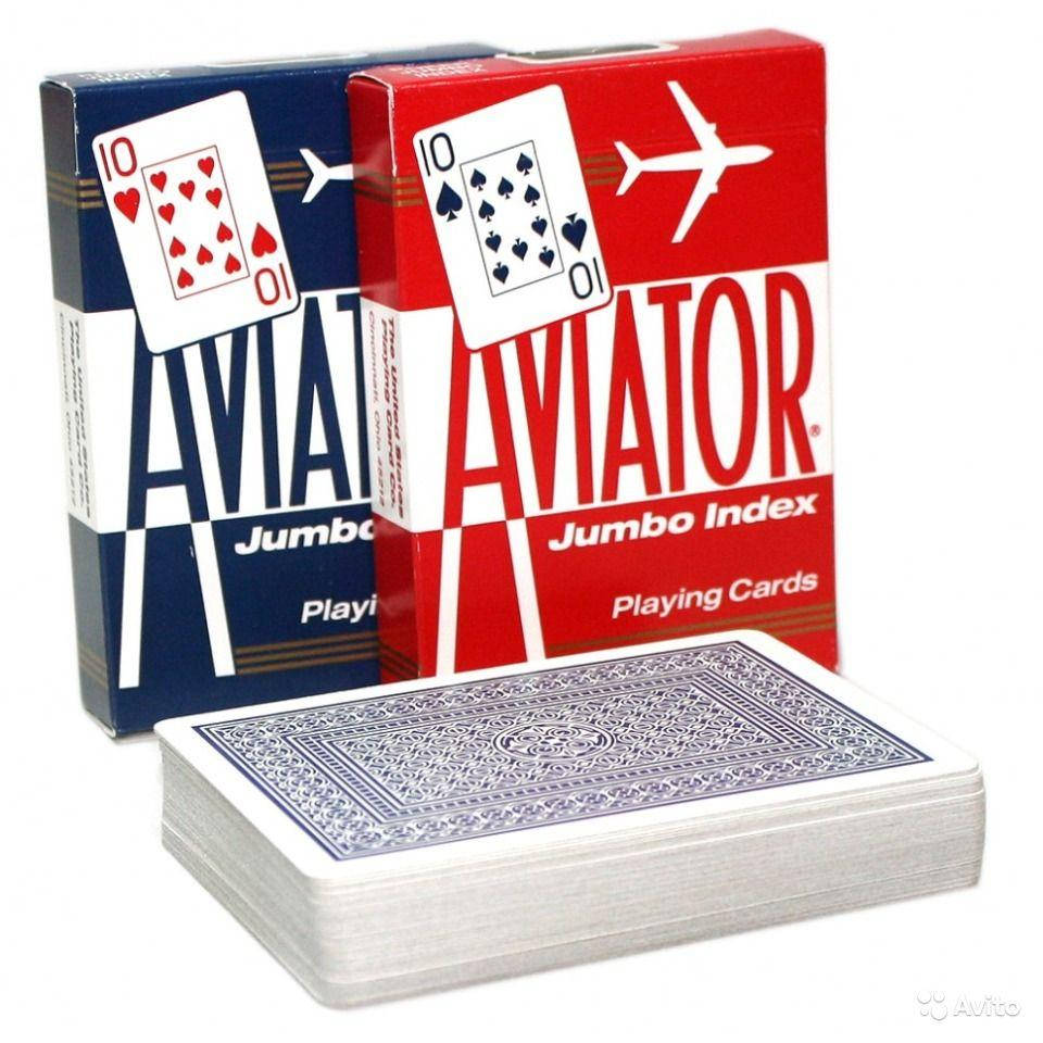 

Покерные карты Aviator Jumbo Index