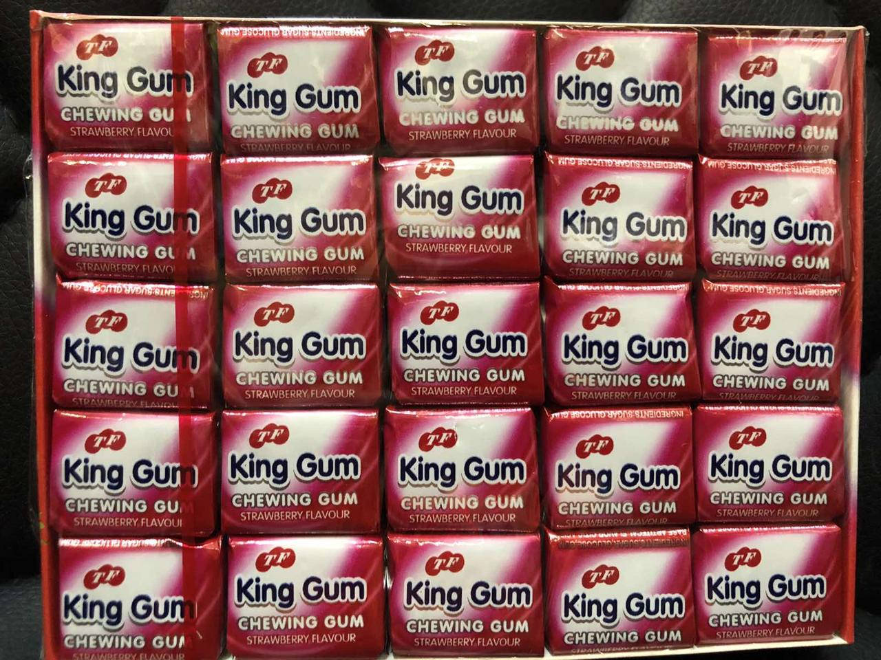 

ЖЕВАТЕЛЬНАЯ РЕЗИНКА «King Cum» клубника