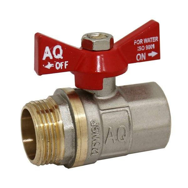 

Кран шаровый Aquavita 1/2" НВ КБ Стандарт, Красный