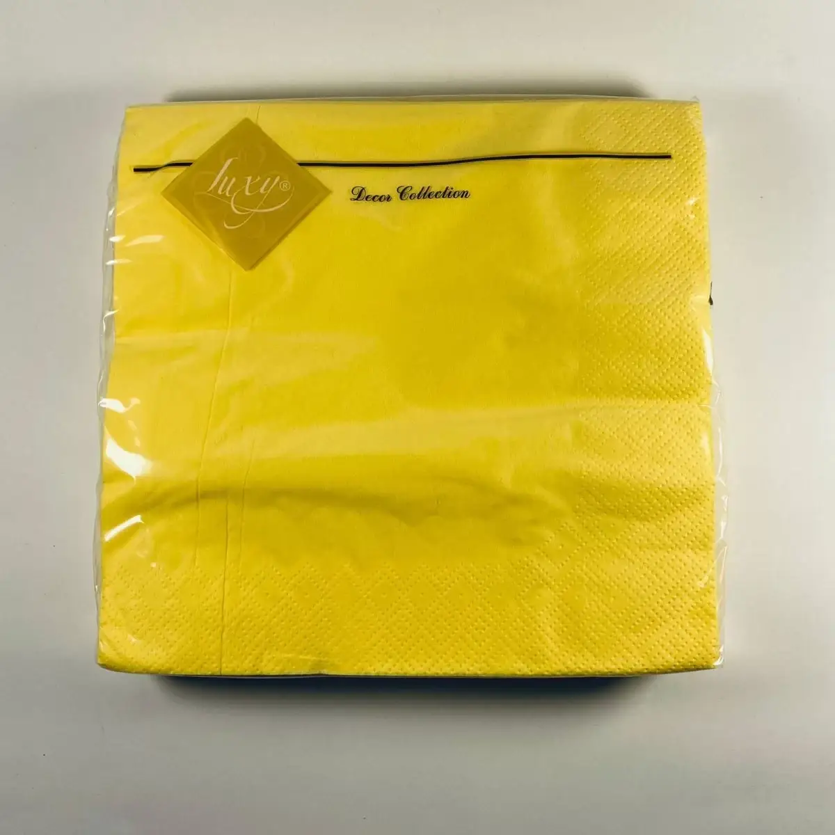 

Салфетка ТМ Luxy 3-х слойная желтая 20 шт. (15 упаковок в ящике), Желтый