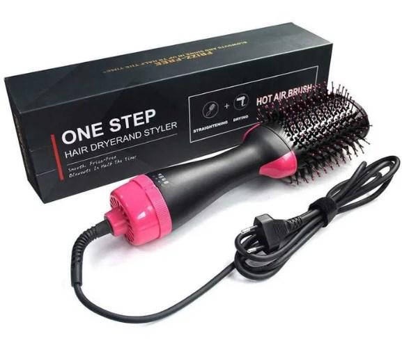 

Расчёска для укладки волос 3 в 1 One Step Styler, Черный