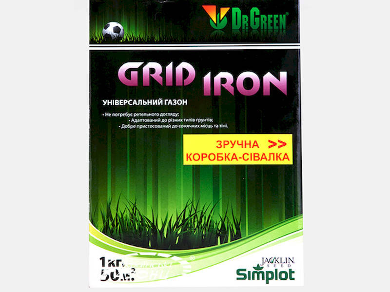 

Газонная трава Grid Iron Dr. Green Jacklin Seed 1 кг