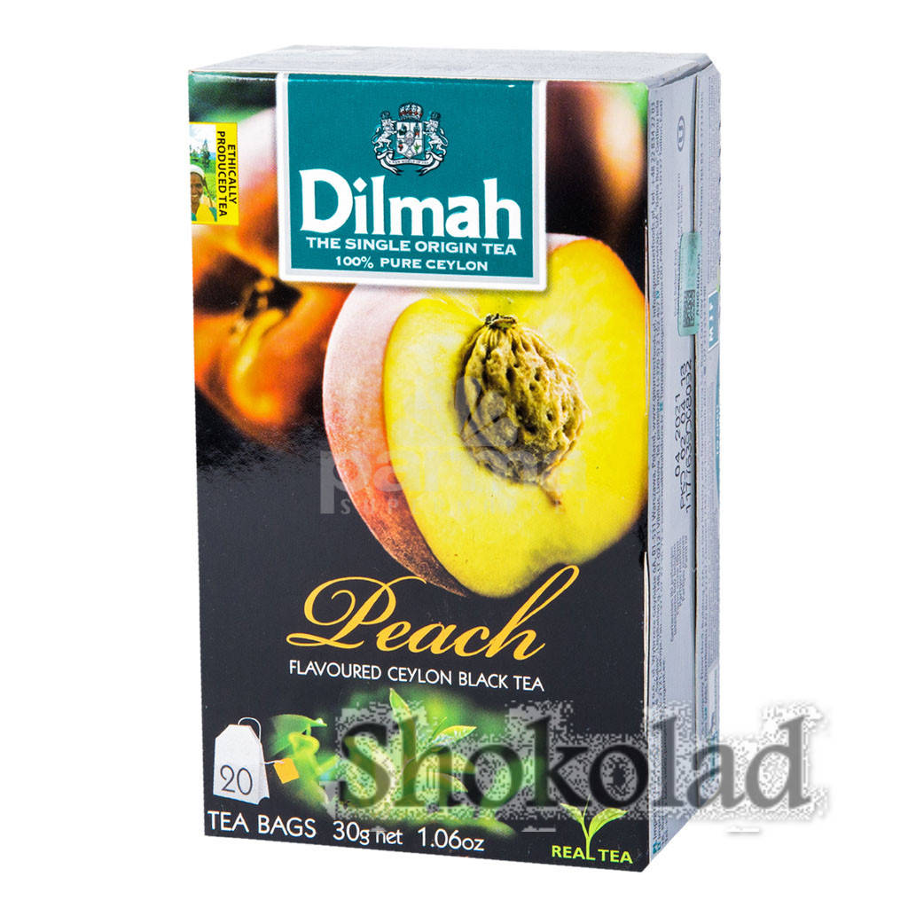 

Чай черный Dilmah Персик