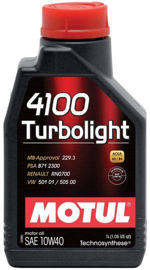 

Масло моторное Technosynthese Motul 4100 TURBOLIGHT SAE 10W40 (1L)