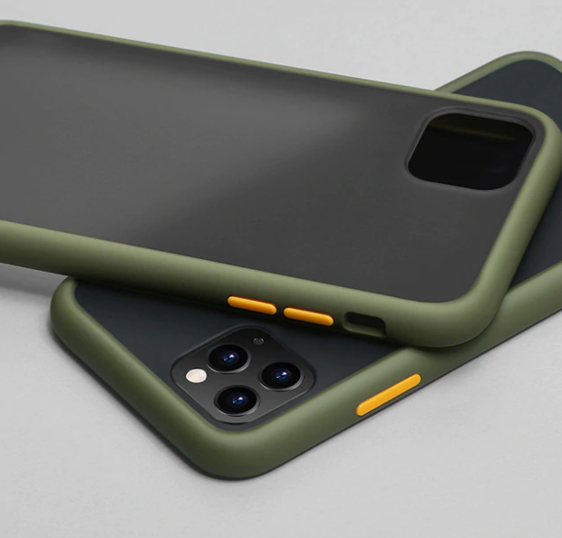 

Накладка Gingle Matte Case для iPhone 11 Pro green/orange (айфон 11 про), Зелёный