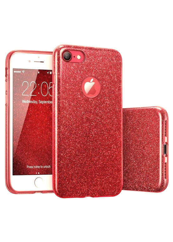 

Чехол TWINS с блестками Apple iPhone 7 / 8 / SE 2020 Красный, Разные цвета