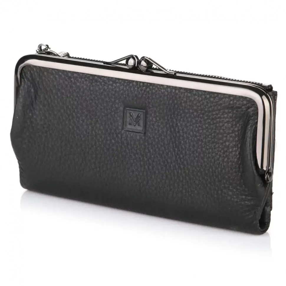 

Женский кожаный кошелек Vermari 3991-1806 BLACK, Черный