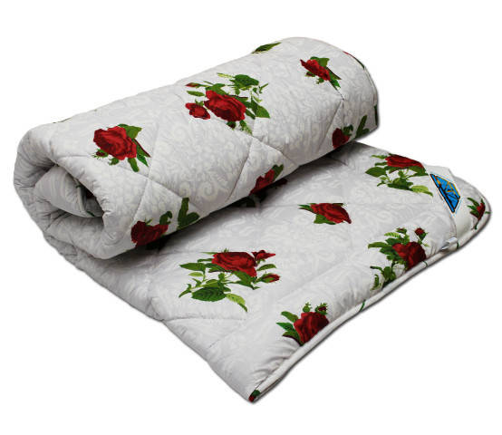 

Одеяло летнее холлофайбер одинарное (Поликоттон) Двуспальное 180х210 51166, Разные цвета