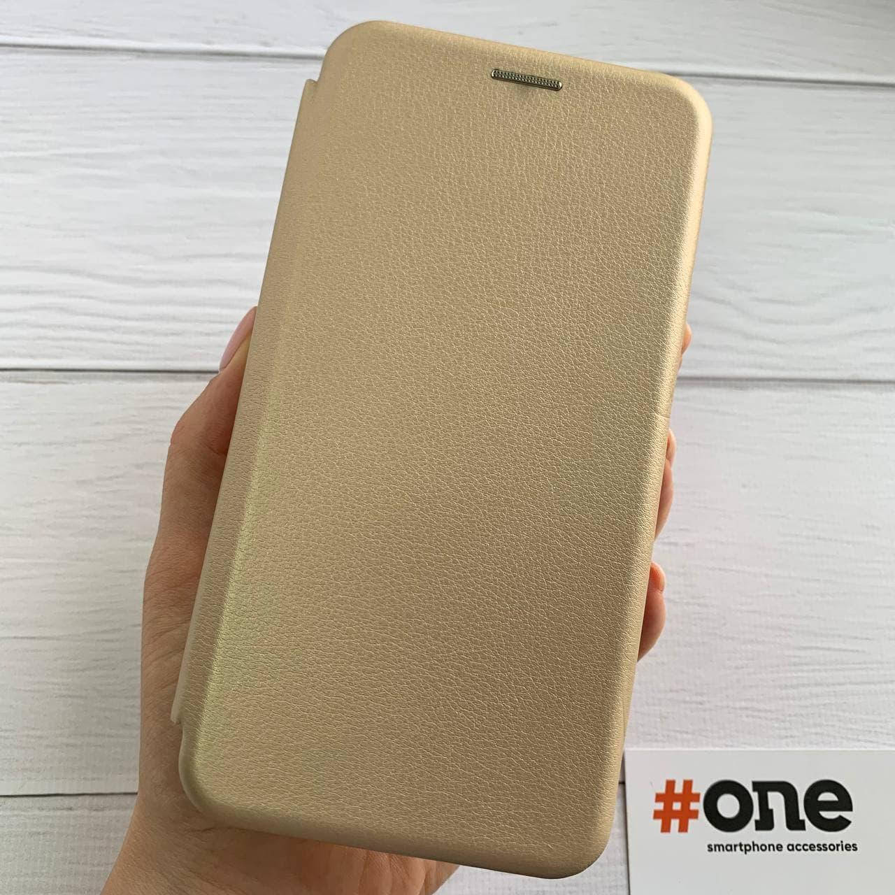 

Чехол книга для Xiaomi Mi A1 Mi 5X с эко кожи с подставкой магнитом книжка на телефон сяоми ми а1 золотая STN