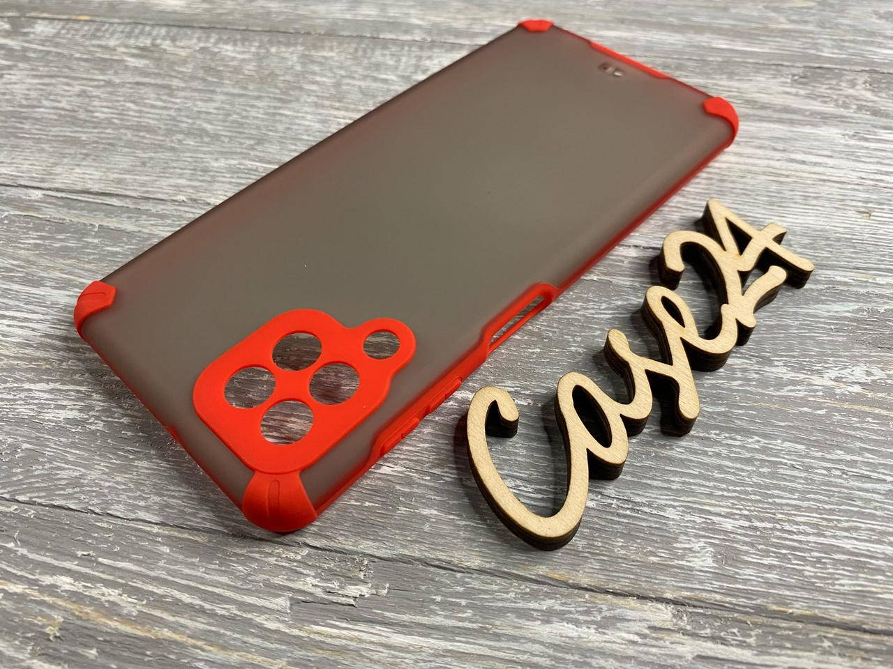 

TPU чехол накладка Matte Color Case (TPU) для Samsung Galaxy A22 (4 цвета) красный