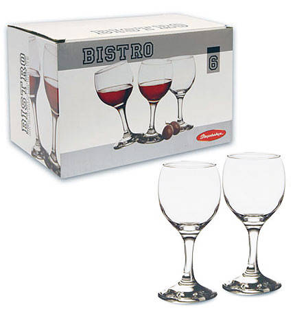 

Набор бокалов для вина Pasabahce Bistro 220мл 6шт.