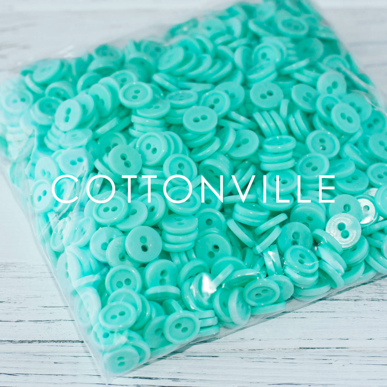 

Пуговицы на 2 прокола Мятные 10 мм