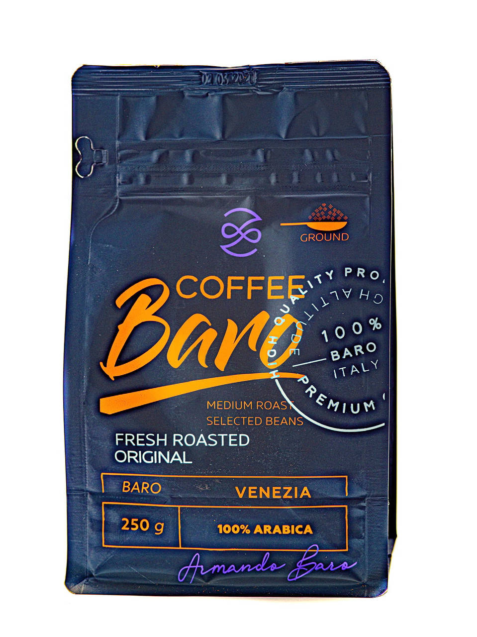 

BARO Venezia, кофе молотый 250 г