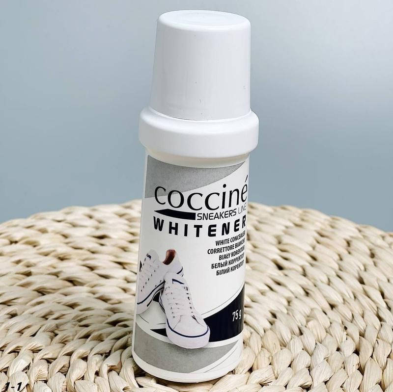 

Coccine whitener краска-корректор для белой обуви и подошвы, Белый